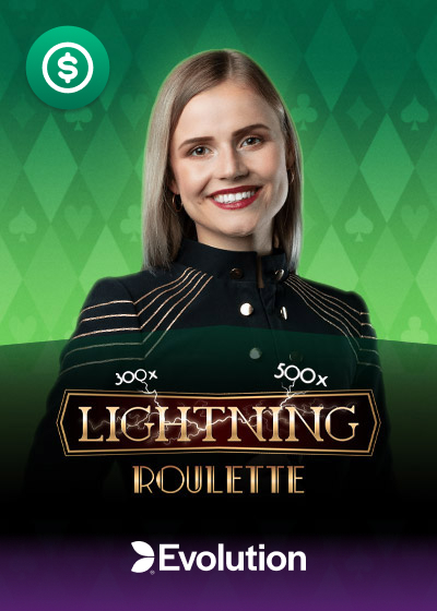 Lightning roulette live - European roulette online